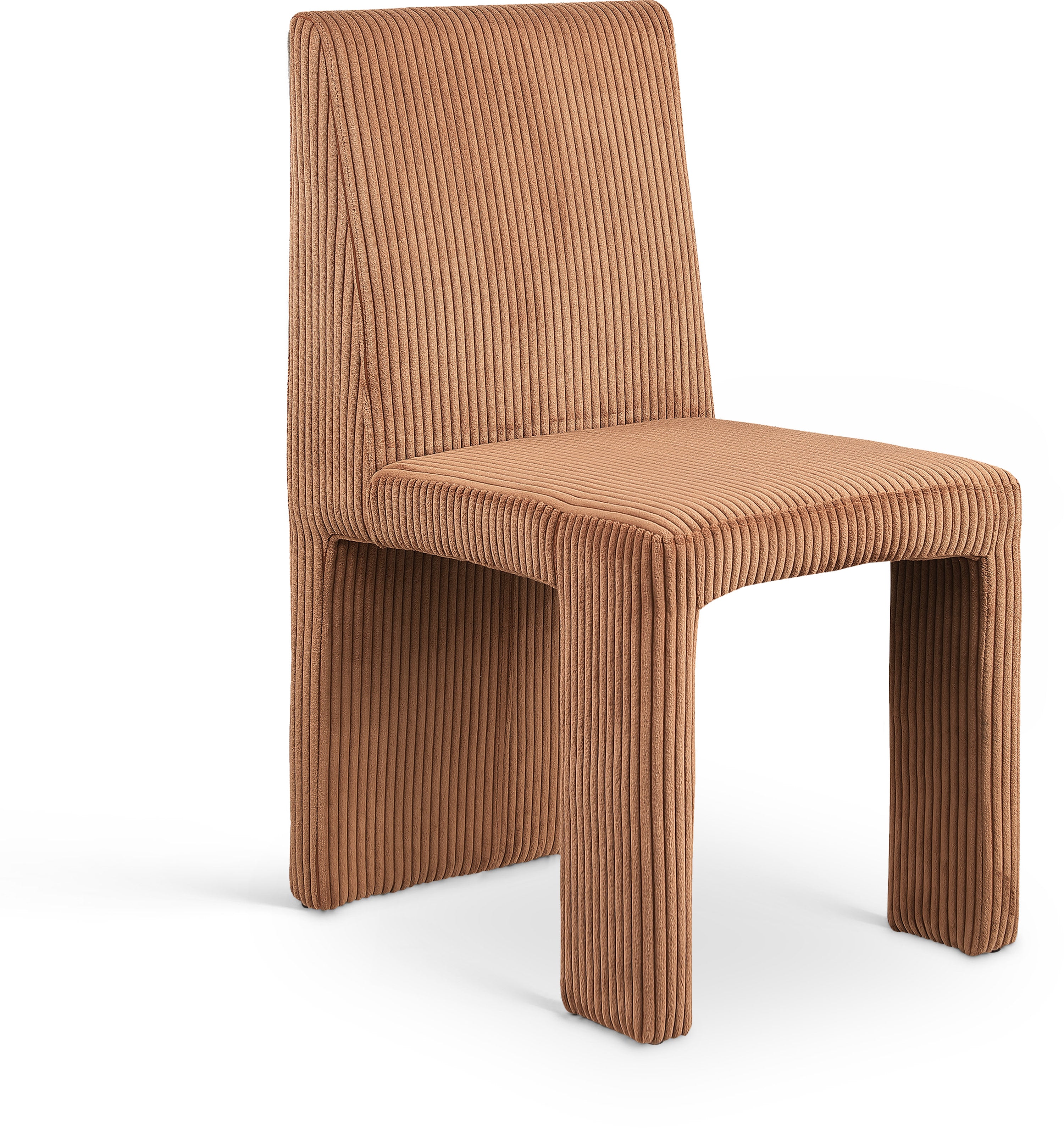 Premium Benson Microsuede Corduroy Fabric Dining Chair - Comfortable Modern Upholstered Seat for Kitchen, Dining Room & Office - Home & Commercial Use