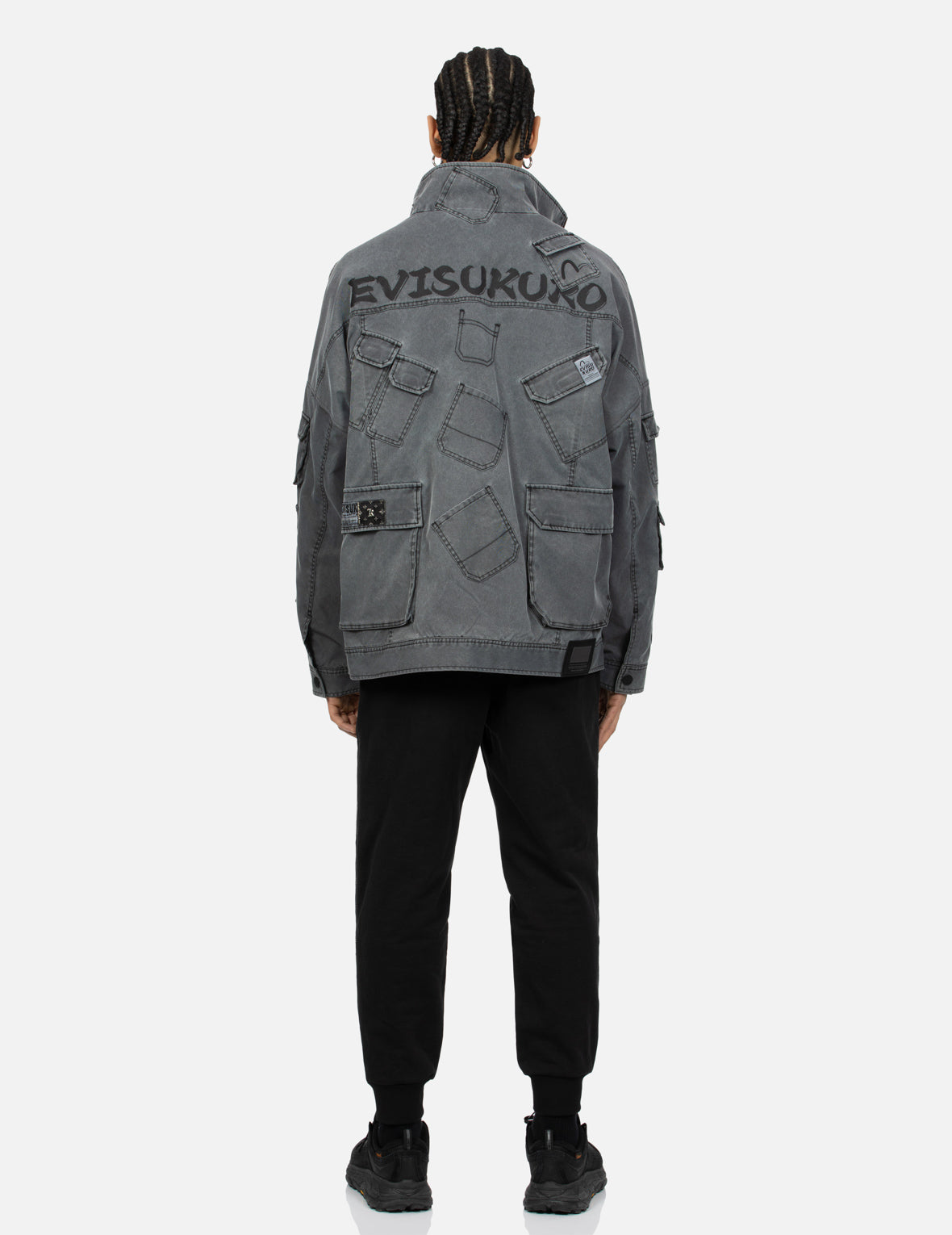 Stylish Multi-Pocket Oversized Cargo Jacket for Men & Women | Water-Resistant Utility Coat with Adjustable Waist | Perfect for Outdoor Adventures, Hiking & Streetwear Fashion