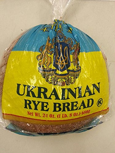 Authentic Ukrainian Rye Bread - 24oz (680g) Dark Rye Sourdough Loaf | Perfect for Sandwiches, Toast & Traditional European Meals