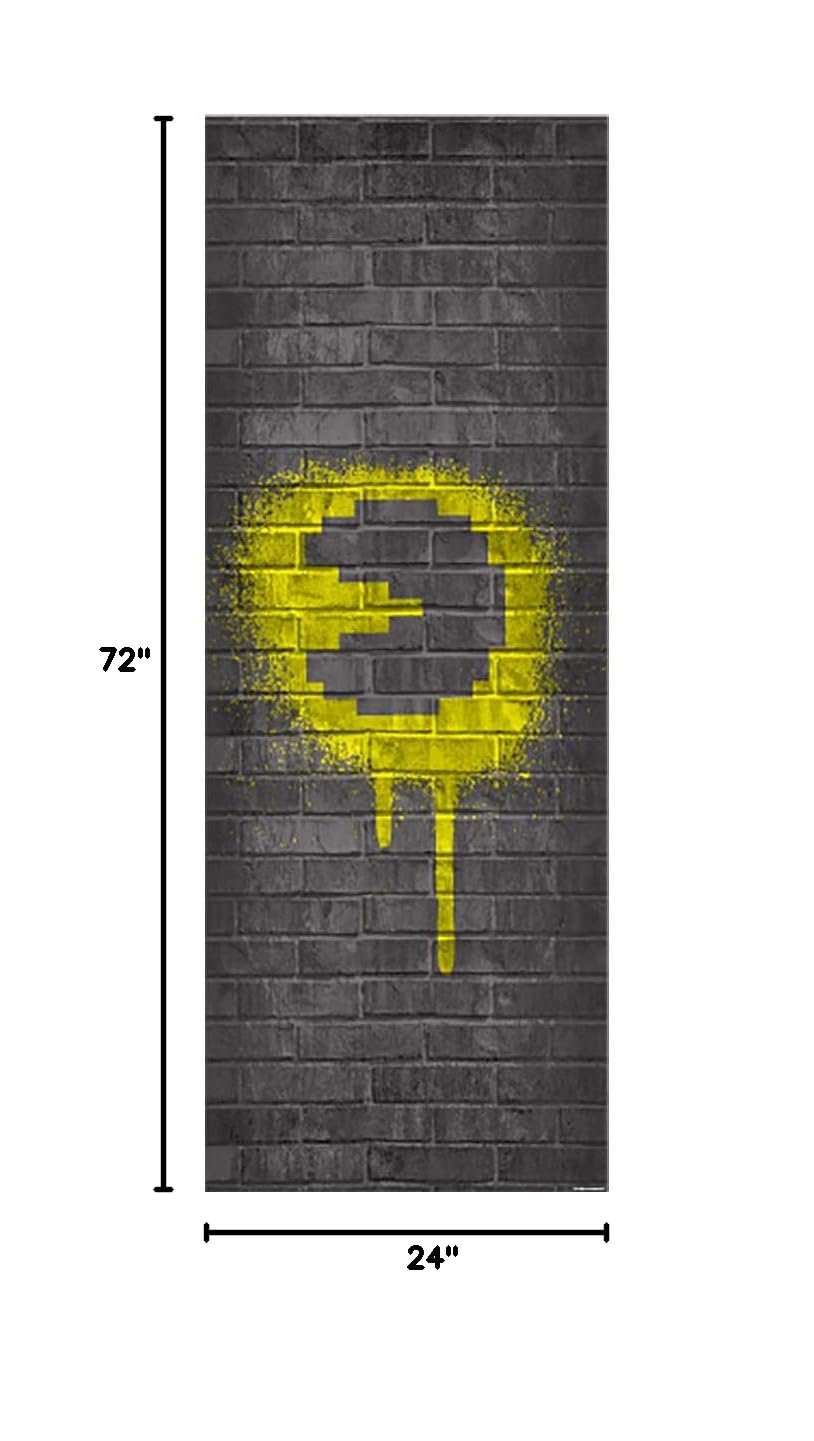Namco Pac-Man Arcade Game Wall Tapestry - Retro Video Game Decor for Bedroom, Living Room & Gaming Room