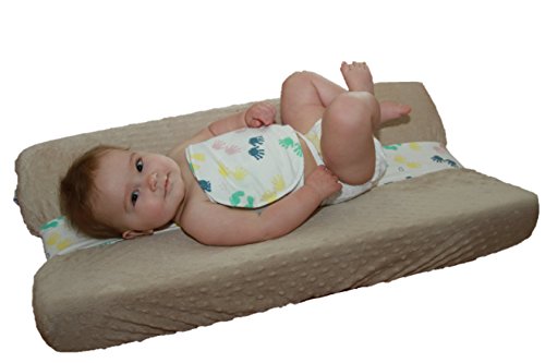 Wiggle Worm Wrap - Universal Baby Diaper Changing Pad with Soft Restraint (Pastel) | Safe & Secure for Newborns, Infants & Toddlers | Perfect for Travel, Home & On-the-Go Diaper Changes