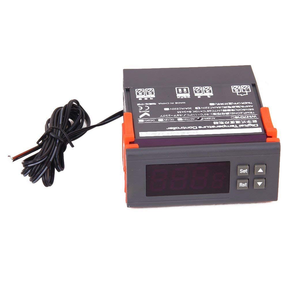ShiSyan Digital Temperature Controller Thermostat WH7016C - Precise Temperature Control for Home Brewing, Aquariums & Reptile Terrariums
