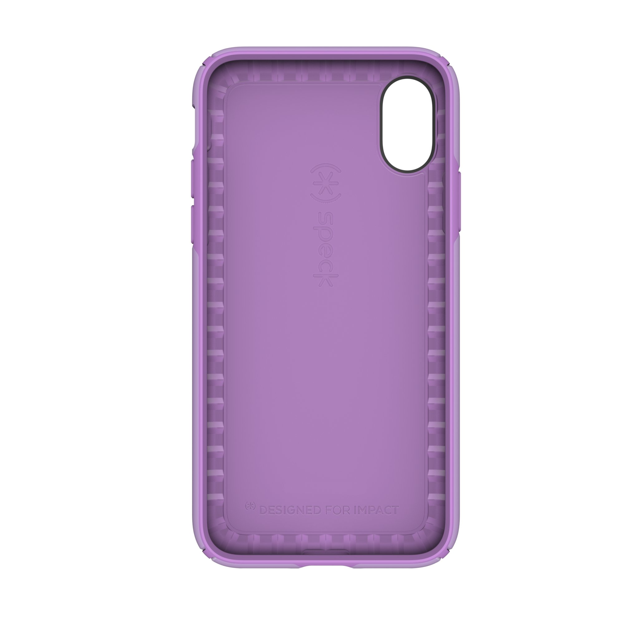 Speck Presidio Metallic Case for iPhone XS & iPhone X - Taro Purple & Haze Purple | Slim Protective Cover with Military-Grade Drop Protection | Perfect for Work, Travel & Everyday Use