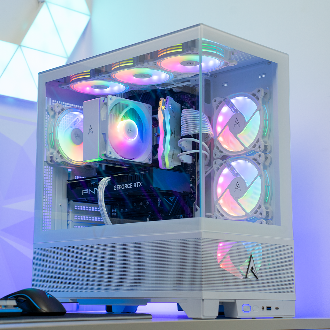 Allied Patriot MKII Gaming PC - Intel Core i7 14700F, RTX 5070 Ti 16GB, White | High Performance Desktop Computer for Gaming, Streaming & Content Creation | Perfect for Esports, VR & 4K Gaming
