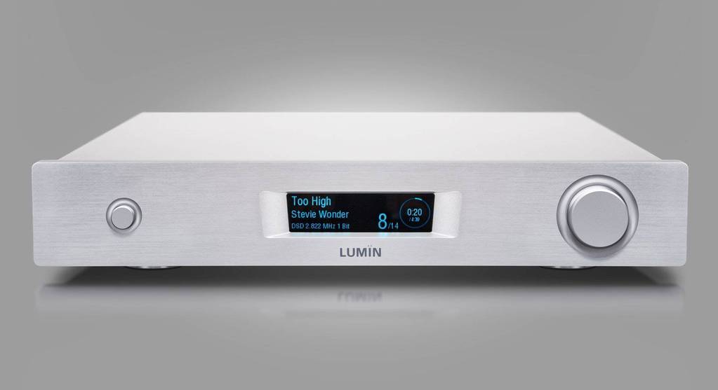 Lumin M1 Streaming Integrated Amplifier - HiFi Audio System with Wireless Bluetooth, AirPlay & DLNA - Perfect for Home Theater & Music Listening