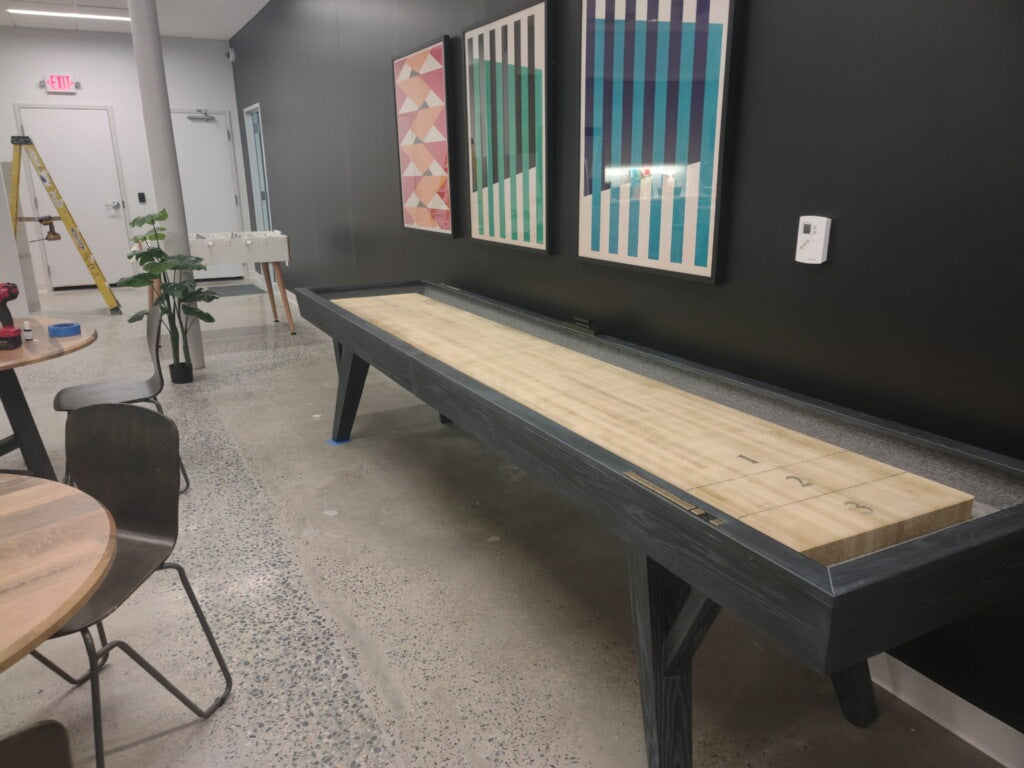 Premium Presidential Tyler Shuffleboard Table for Game Rooms & Bars – Regulation Size Wooden Shuffleboard for Indoor Entertainment & Family Fun
