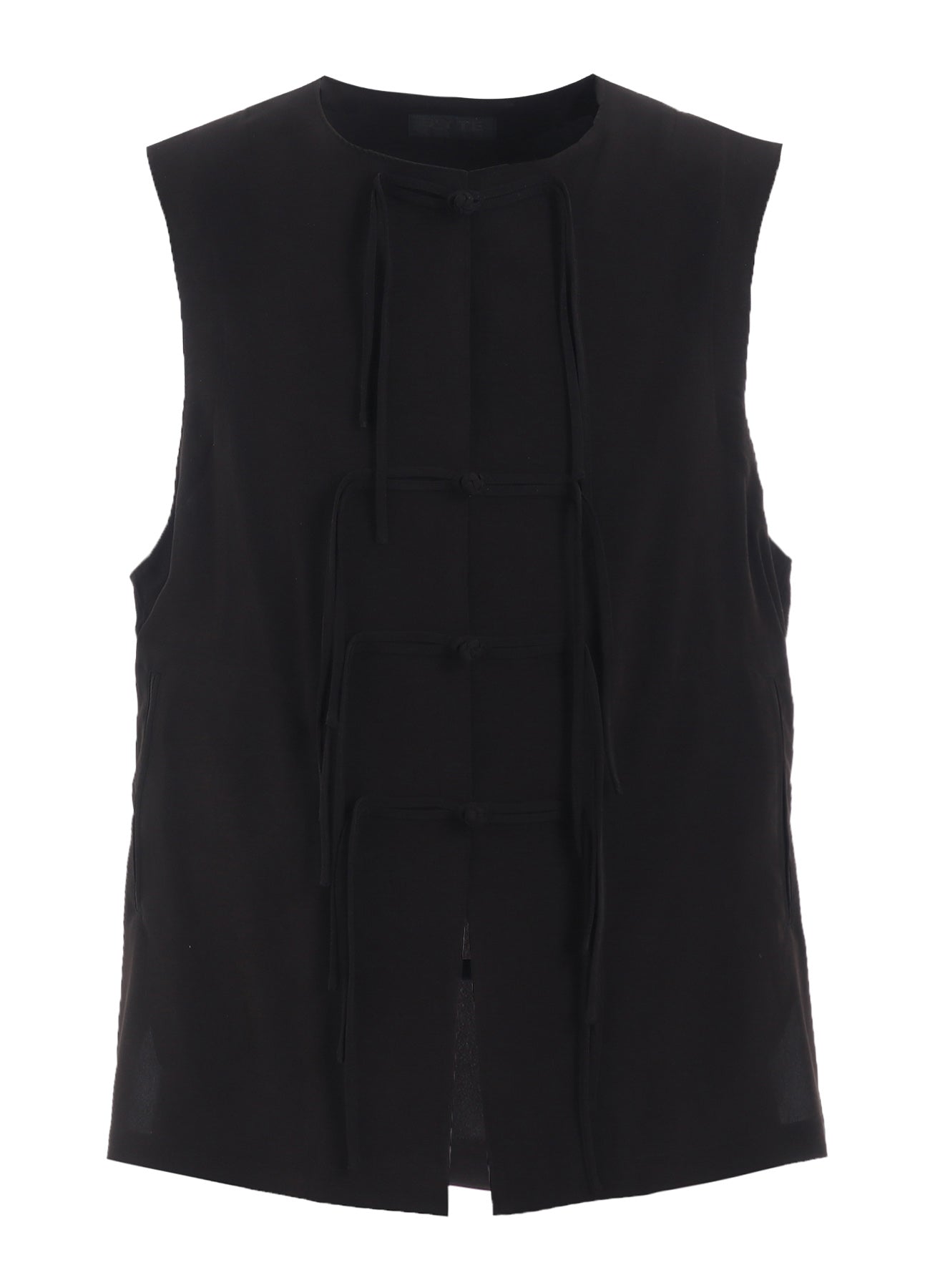 Elegant Crepe de Chine Button Vest for Women - Stylish China-Inspired Fashion | Perfect for Office Wear, Parties & Casual Outfits