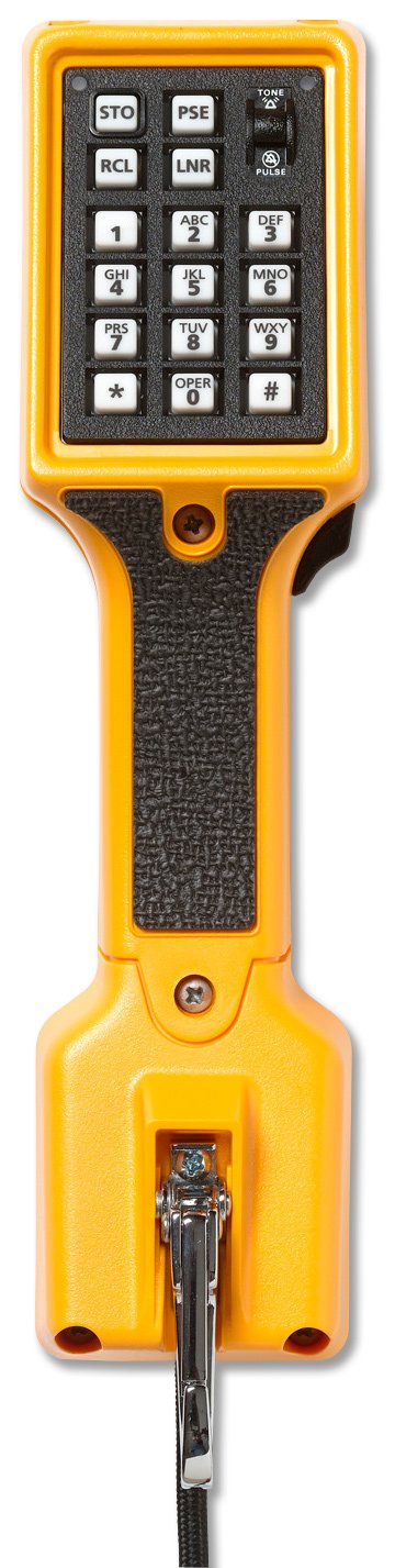 Fluke Networks TS22A Telephone Test Set with 346A Plug - Professional Line Testing Tool for Telecom Technicians & Network Installers