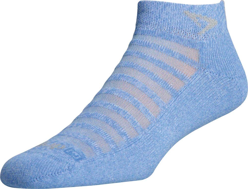 Breathable Lite-Mesh Running Socks for Men & Women - Mini Crew Athletic Socks for Jogging, Gym Workouts & Daily Comfort