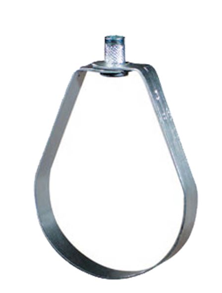 Aiko 1 8 Pipe Hanger - Heavy Duty Metal Pipe Support Bracket (Model PH) for Plumbing, HVAC, and Industrial Pipe Installation