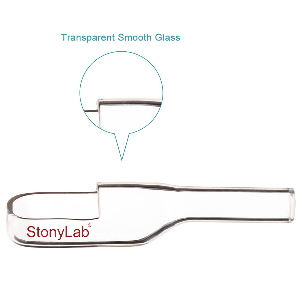 Stonylab Borosilicate Glass Weighing Funnel with Pouring Neck - Premium Lab Funnel for Precise Sample Transfer & Chemical Measurement | Ideal for Laboratory Research, Chemistry Experiments & Scientific Applications