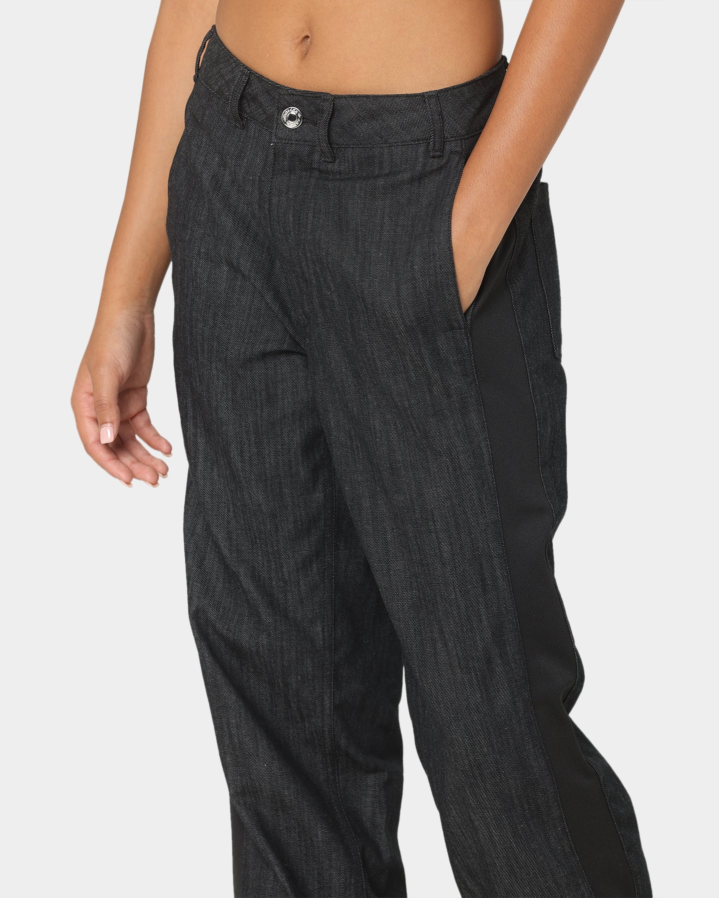 Adidas Women's Twill Track Pants - Black Athletic Joggers for Running, Yoga & Casual Wear | Comfortable Workout Pants with Pockets