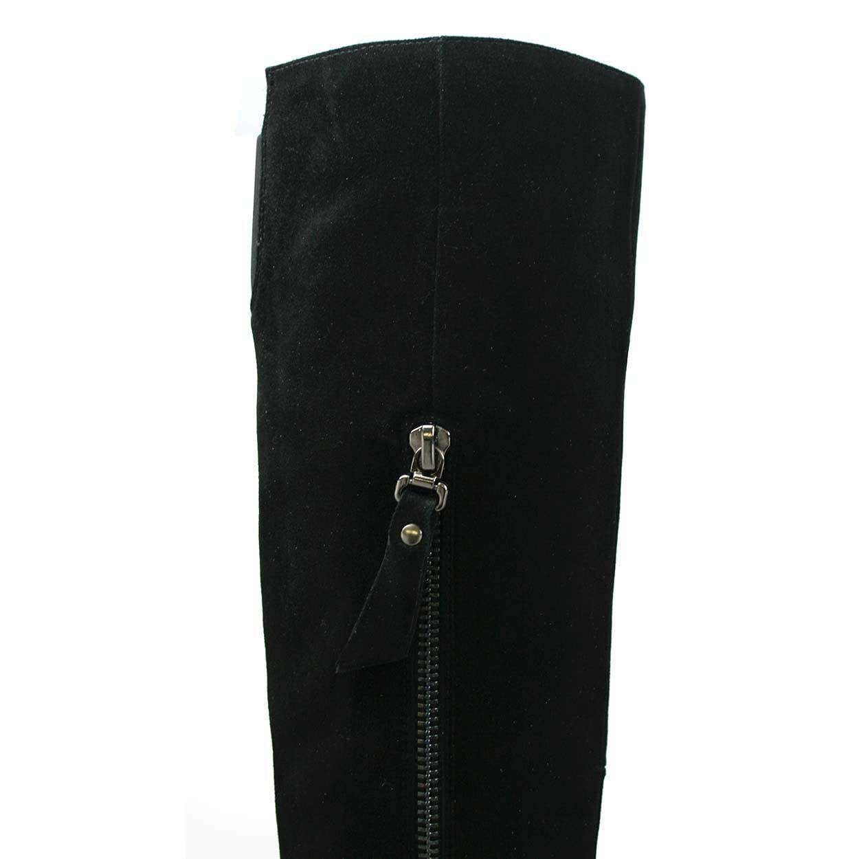 Stylish Women's Black Leather Hang-Out Boots - Comfortable & Fashionable for Casual Outings, Parties & Everyday Wear