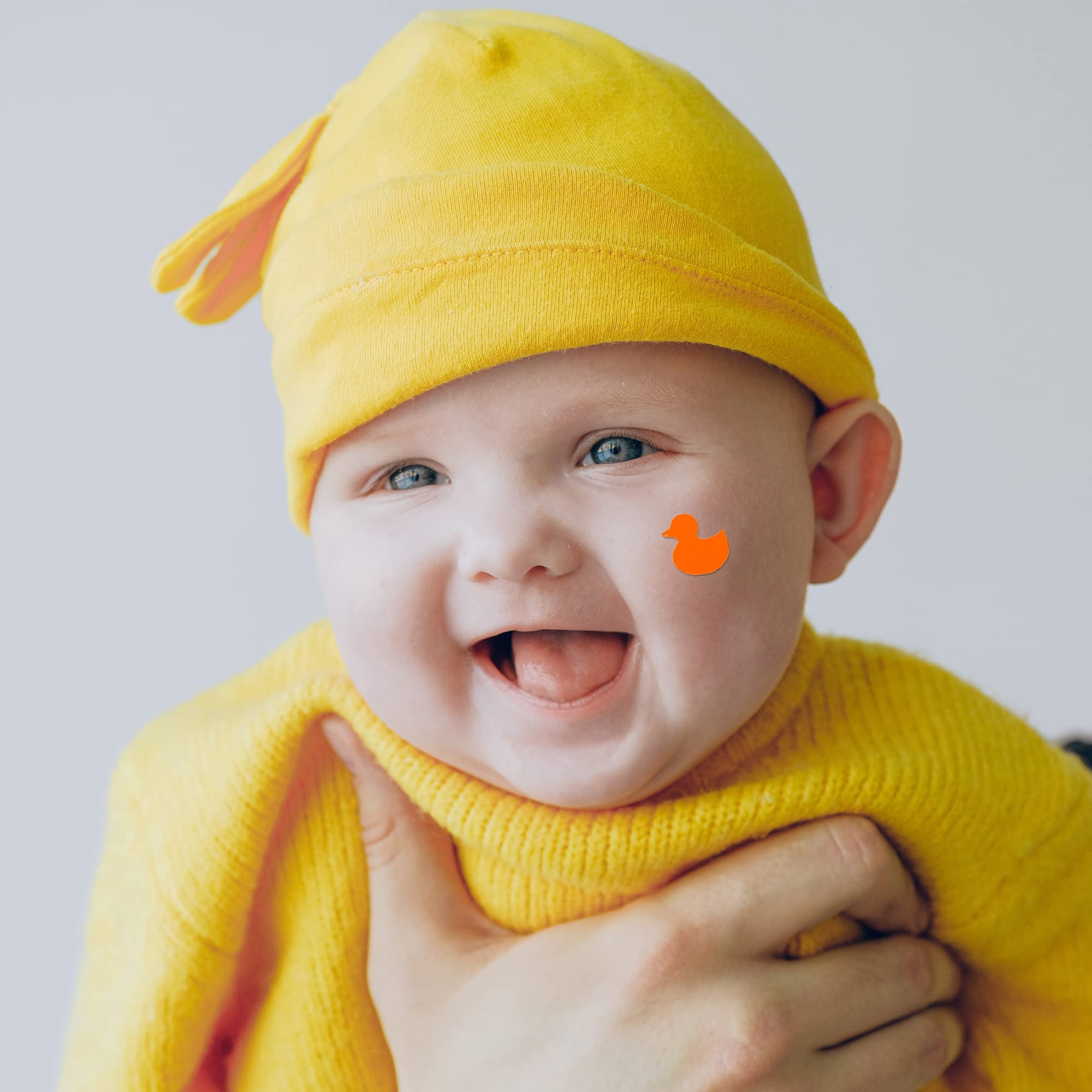 **Cute Duck Baby Bindis for Girls - 6mm Kids Face Decoration Stickers (BB016) - Perfect for Birthday Parties, Festivals & Dress-Up**