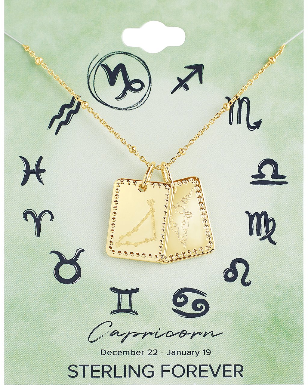 Personalized Zodiac Sign Necklace - Custom Name & Birthstone Pendant for Women - Perfect for Birthdays, Anniversaries & Everyday Wear