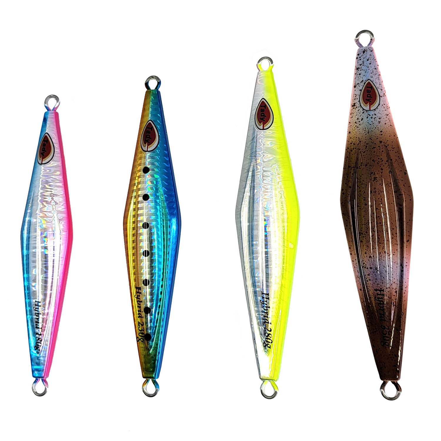 Tady TSP Hybrid Slow Pitch Jigs - Premium Saltwater Fishing Lures for Offshore & Inshore Angling - Perfect for Tuna, Grouper, and Snapper Fishing Trips