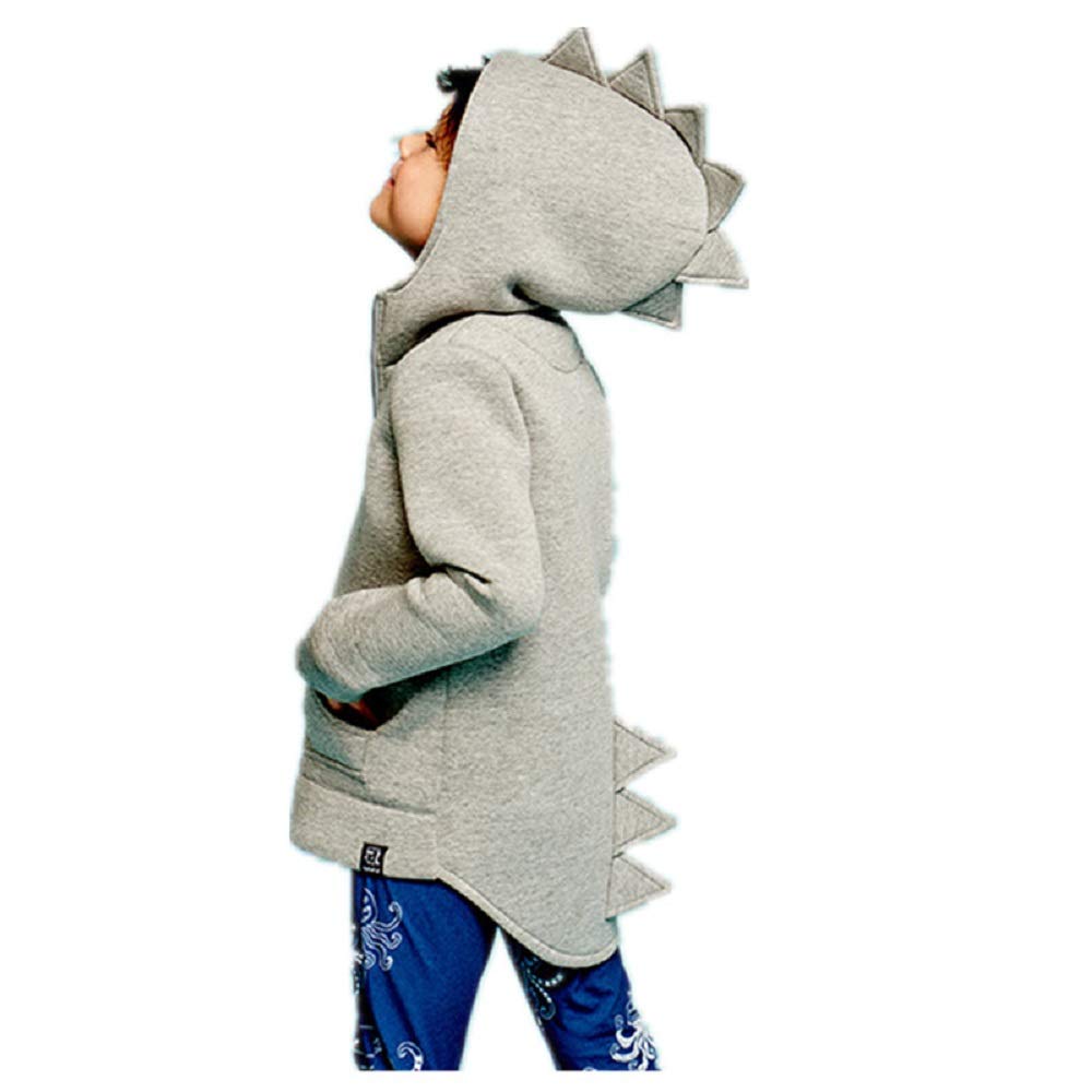 **Dinosaur Hoodies for Kids - Boys Dino Costume Jacket & Sweatshirt - Cute Dinosaur Clothes for Boys & Girls - Perfect for Halloween, Birthday Parties & Playtime**