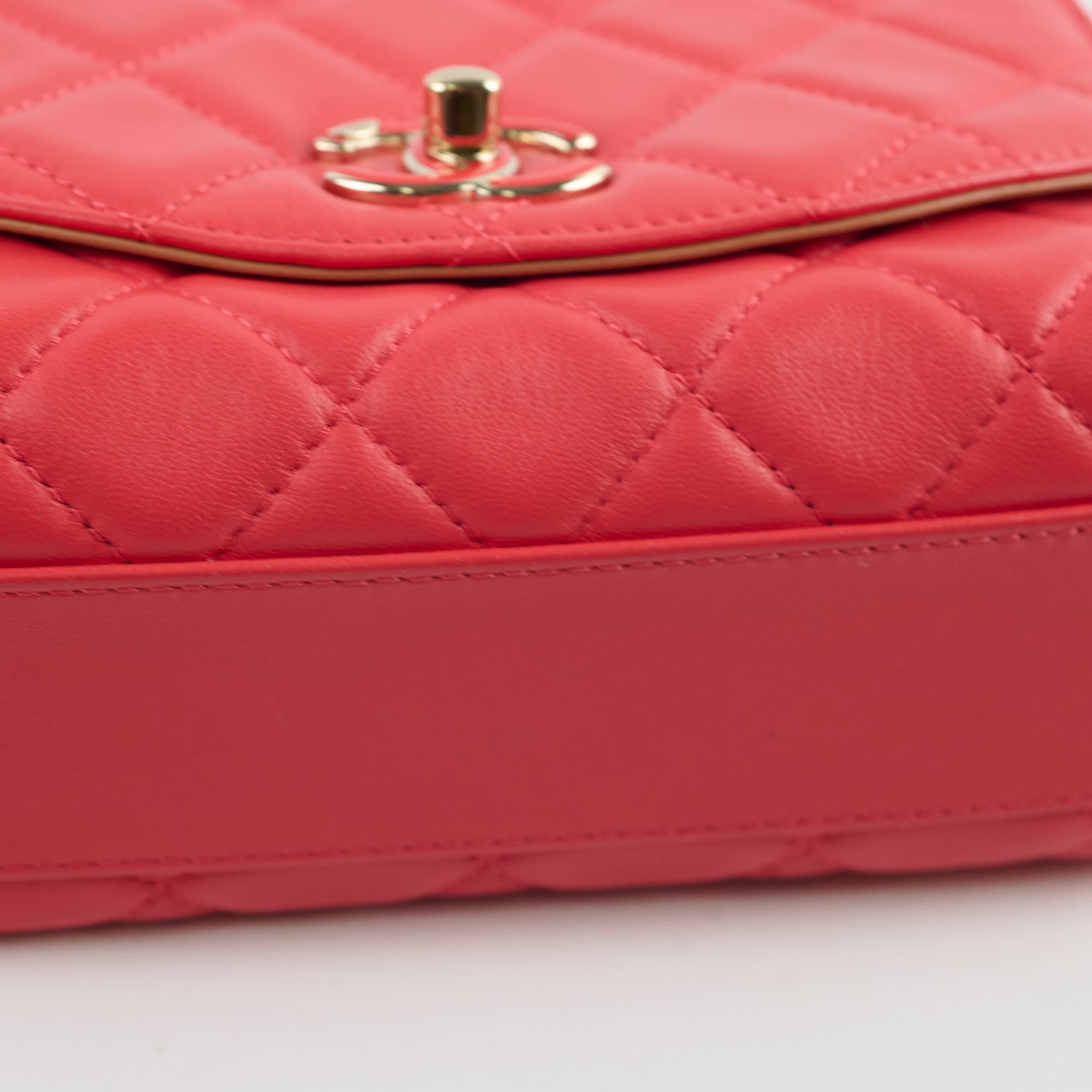 Chanel Mido Bicolore Chain Seasonal Flap Bag Red 31 Series - Luxury Crossbody Purse for Women, Perfect for Date Night & Special Occasions