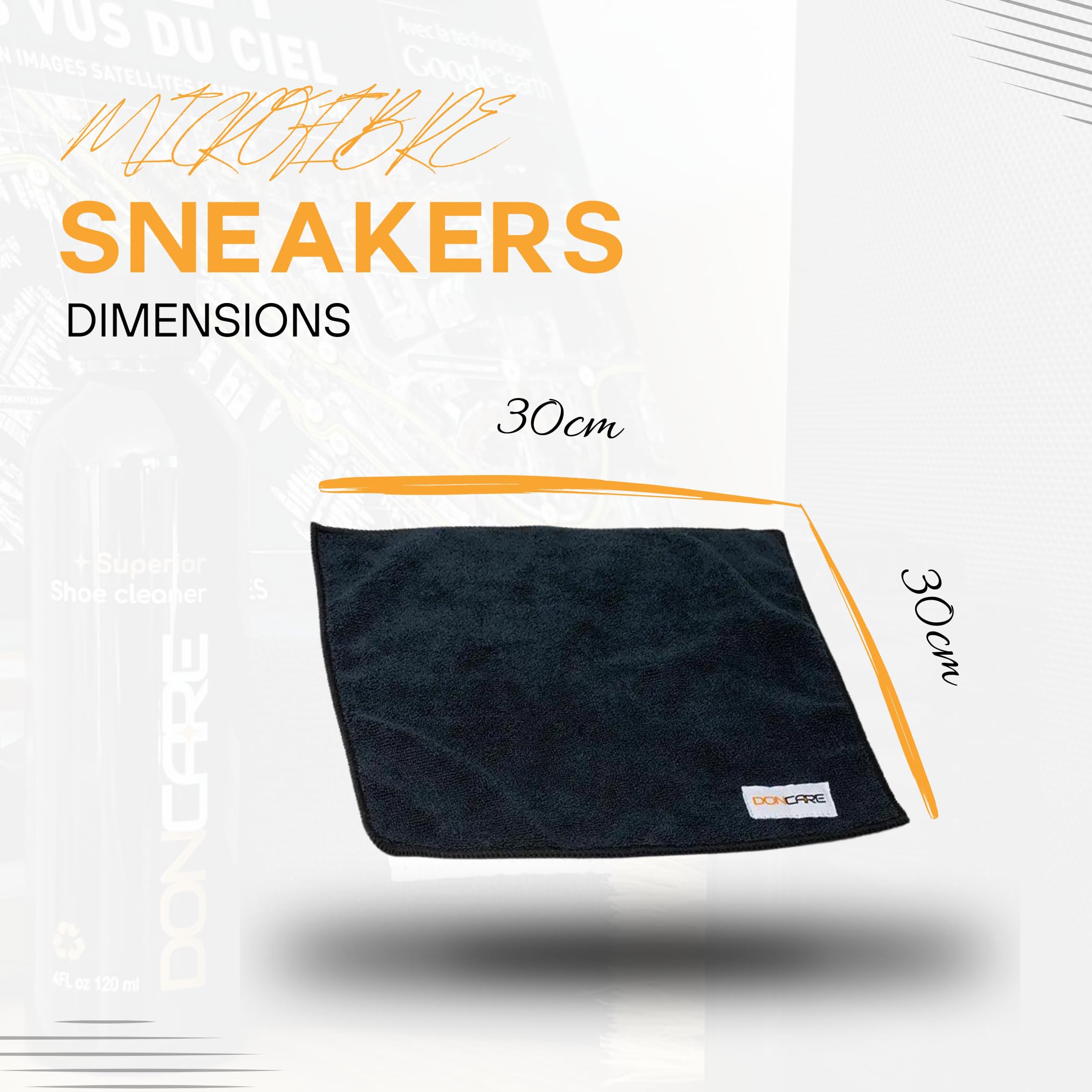 Premium DonCare Kit Sneaker & Shoe Cleaner - Brushes, Cleaning Solution, Microfiber Towel & Storage Case - Perfect for Sneakers, Athletic Shoes & Casual Footwear Care