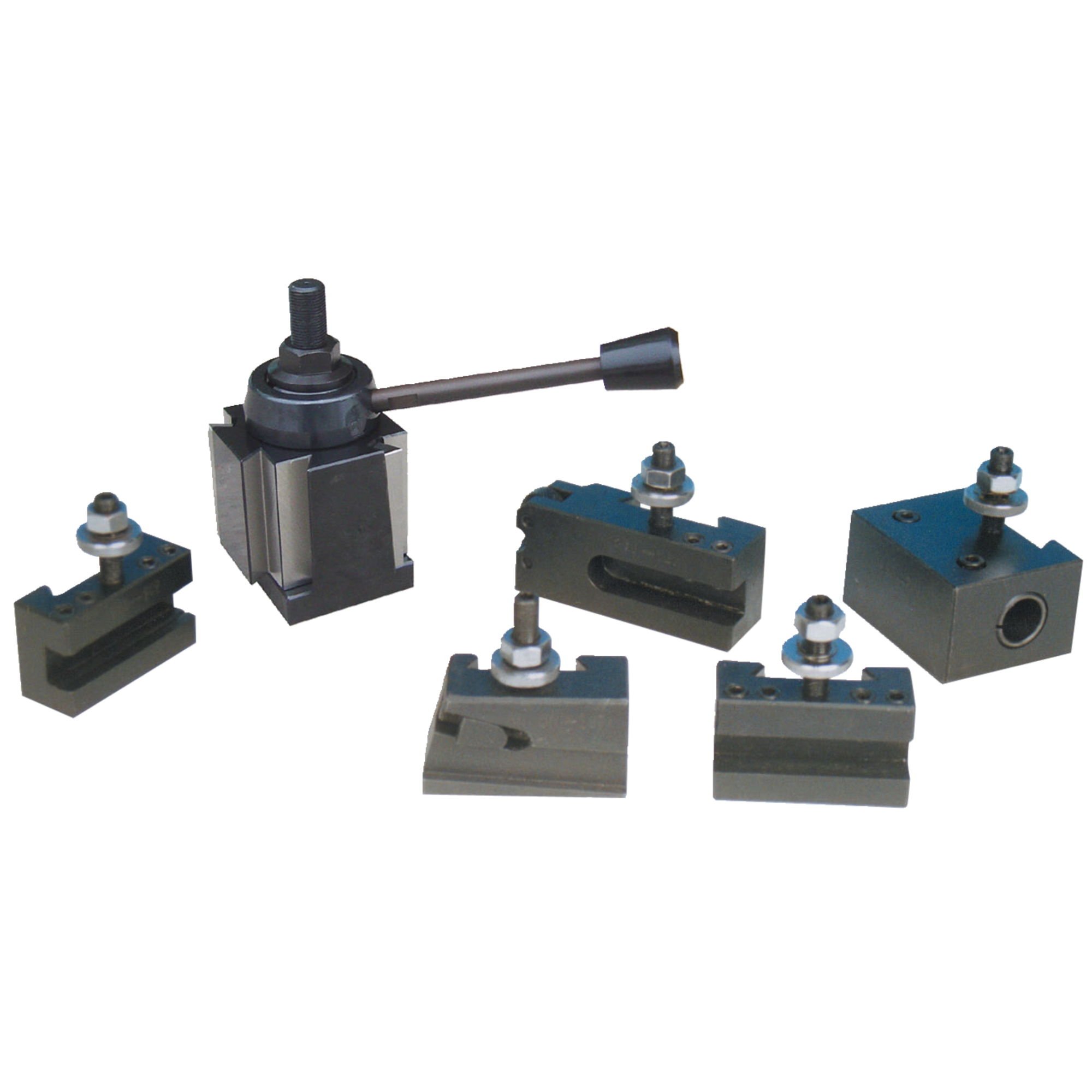 Jet 650295 200 Series Wedge Type Tool Post Set - High Precision Lathe Tool Holder for Metalworking, Machining & DIY Projects | Perfect for Turning, Facing & Threading Operations