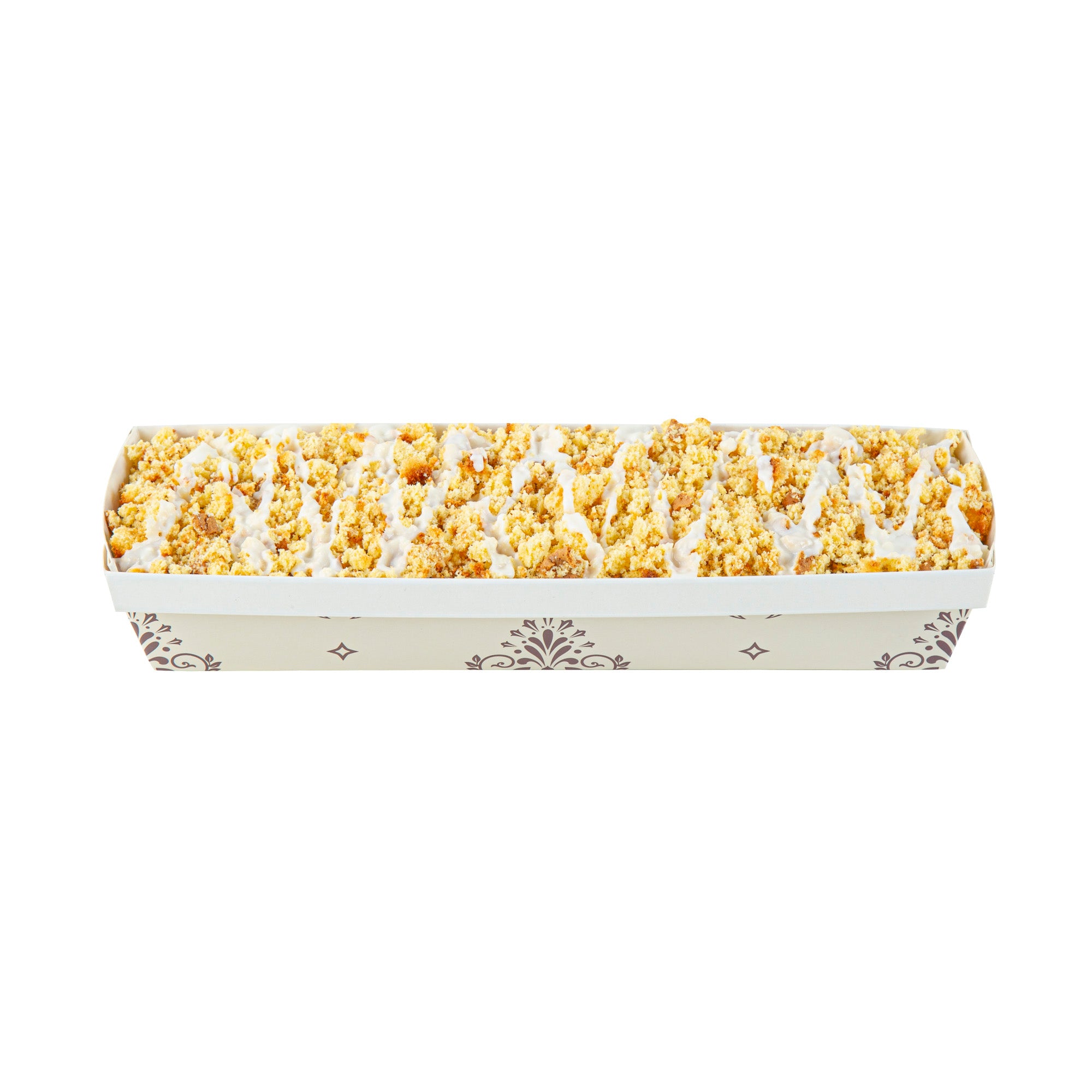 Bake Tek 32 oz Beige Vintage Floral Paper Loaf Pans - Greaseproof & Non-Stick, 11 x 3.25 x 2 Inches, 100 Count Bulk Pack - Perfect for Baking Bread, Cakes & Holiday Treats