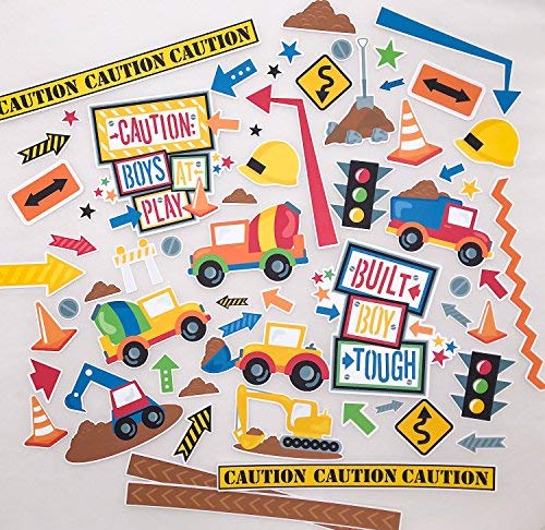 Premium Paper Die Cuts for Scrapbooking - 60+ Durable Cardstock Shapes - Boy-Themed Designs by Miss Kate Cuttables - Perfect for DIY Cards, Albums & School Projects