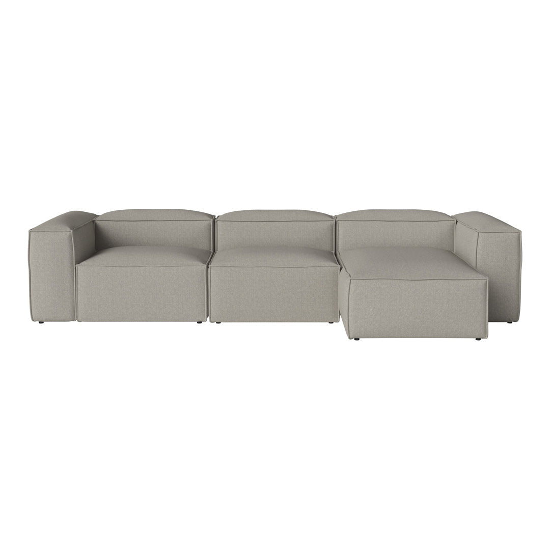 Cosima 3-Seater Sofa with Chaise Lounge - Modern L-Shaped Sectional Couch for Living Room, Apartment & Small Spaces - Soft Fabric Upholstery & Sturdy Frame - Perfect for Relaxing, Entertaining & Family Movie Nights