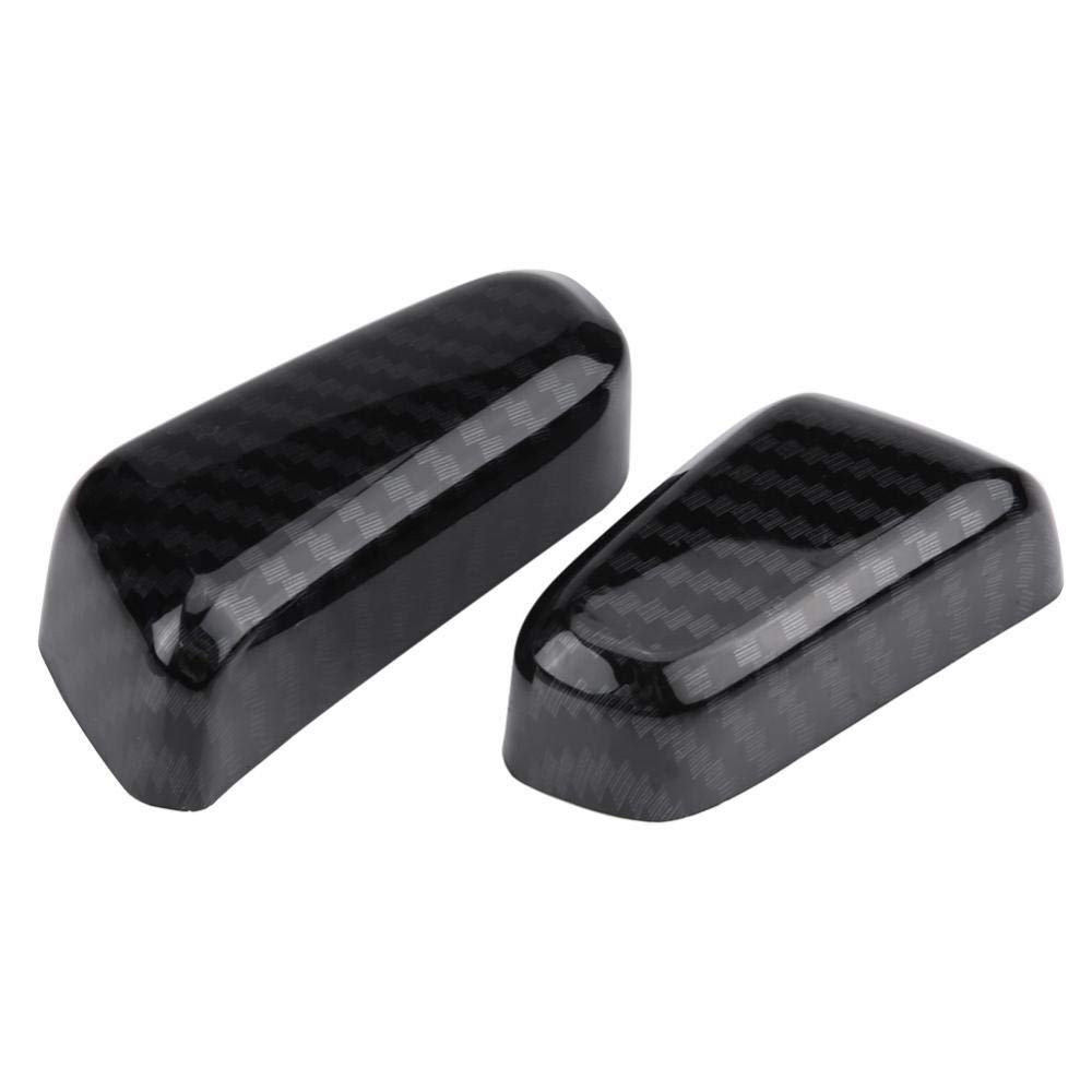 Acouto Carbon Fiber Car Interior Seat Button Cover Trims - Compatible with 2017-2020 SUV Models | Seat Adjustment Button Protector | Upgrade Your Vehicle Interior & Prevent Scratches | Perfect for Daily Driving, Road Trips & Car Enthusiasts