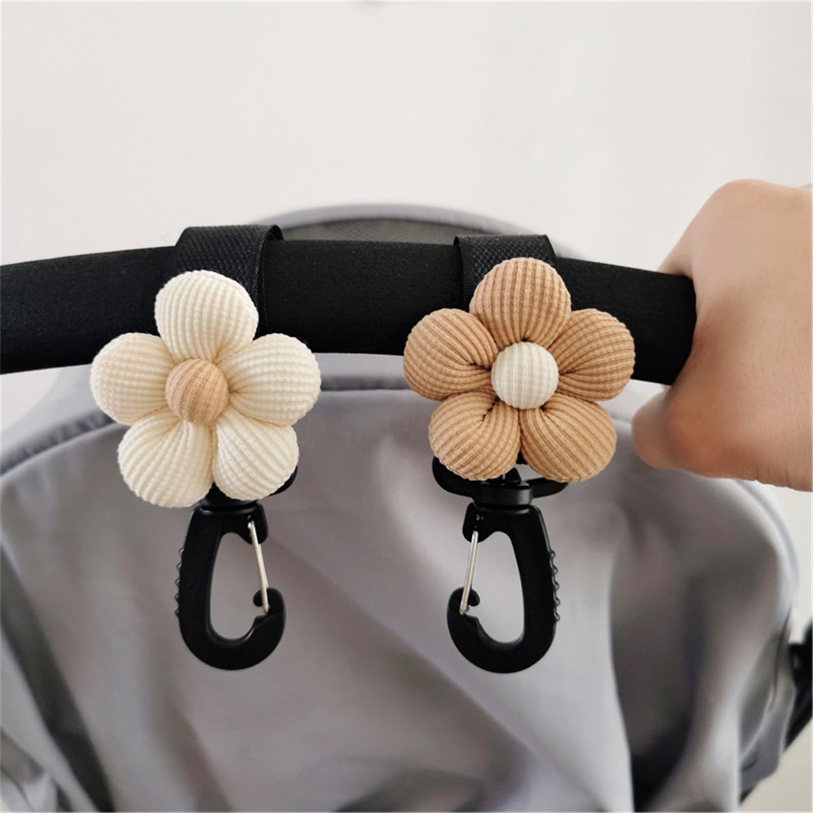Jojobasec Stroller Hook & Pram Organizer - Baby Cart Hanger for Diaper Bags, Toys & Essentials - Perfect for Shopping, Walks & Travel with Infant Pushchair Accessories