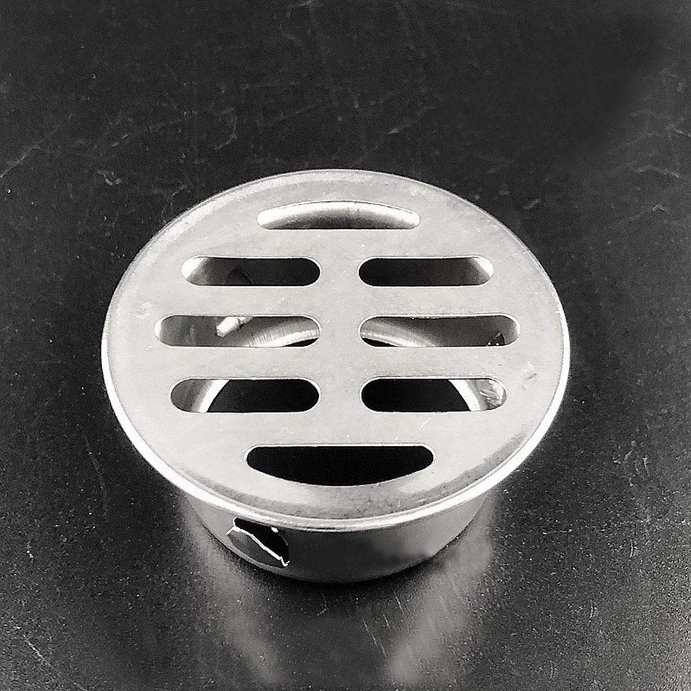 Stainless Steel Dome Drain Cover - Anti-Clogging Roof Drain with Removable Cover for Kitchen, Bathroom, Garage & Basement (50 Flat) | Prevents Flooding & Protects Pipes from Debris