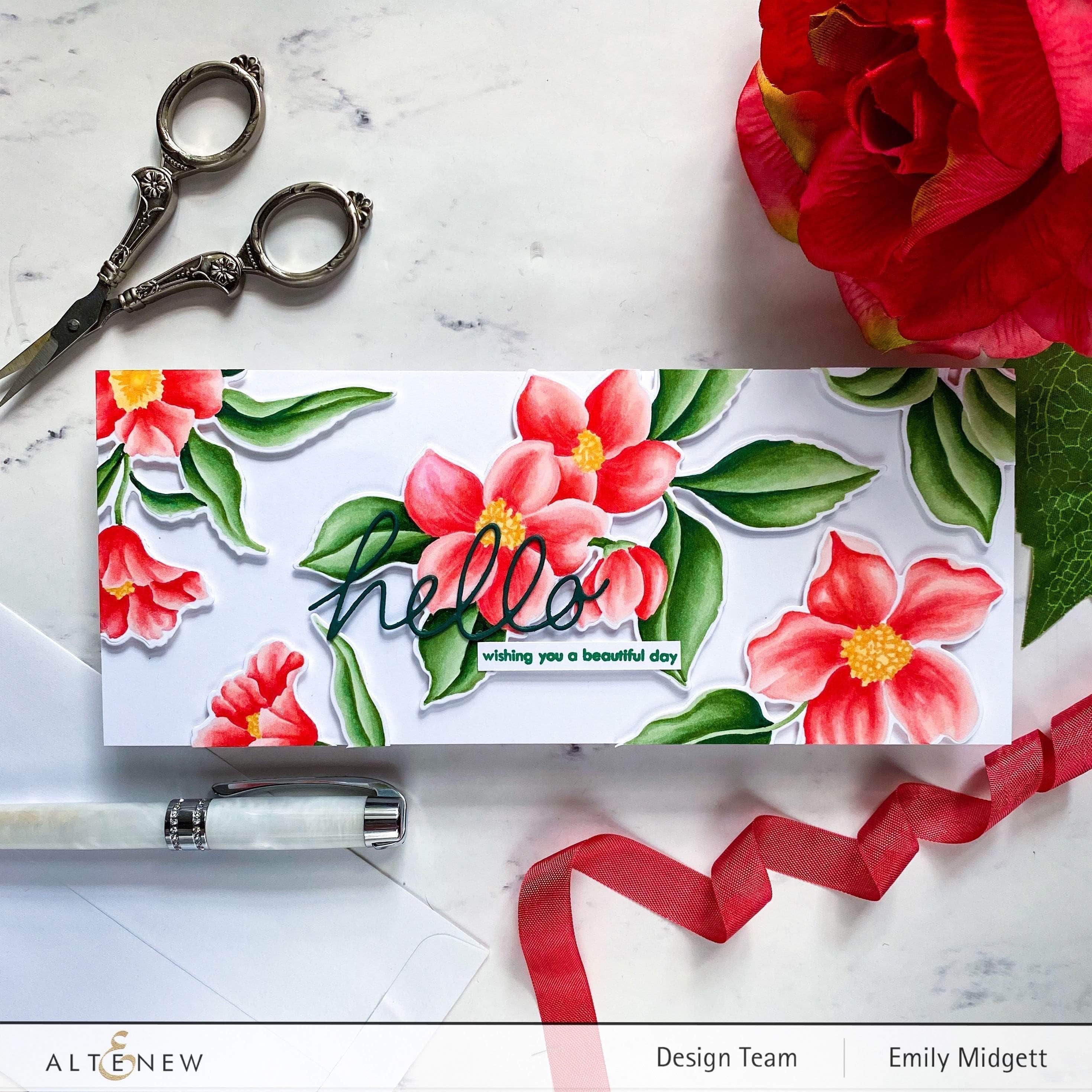 DIY Craft Your Life Project Kit: Hello Beautiful - Creative Scrapbooking & Card Making Supplies for Handmade Greeting Cards, Journals, and Home Decor