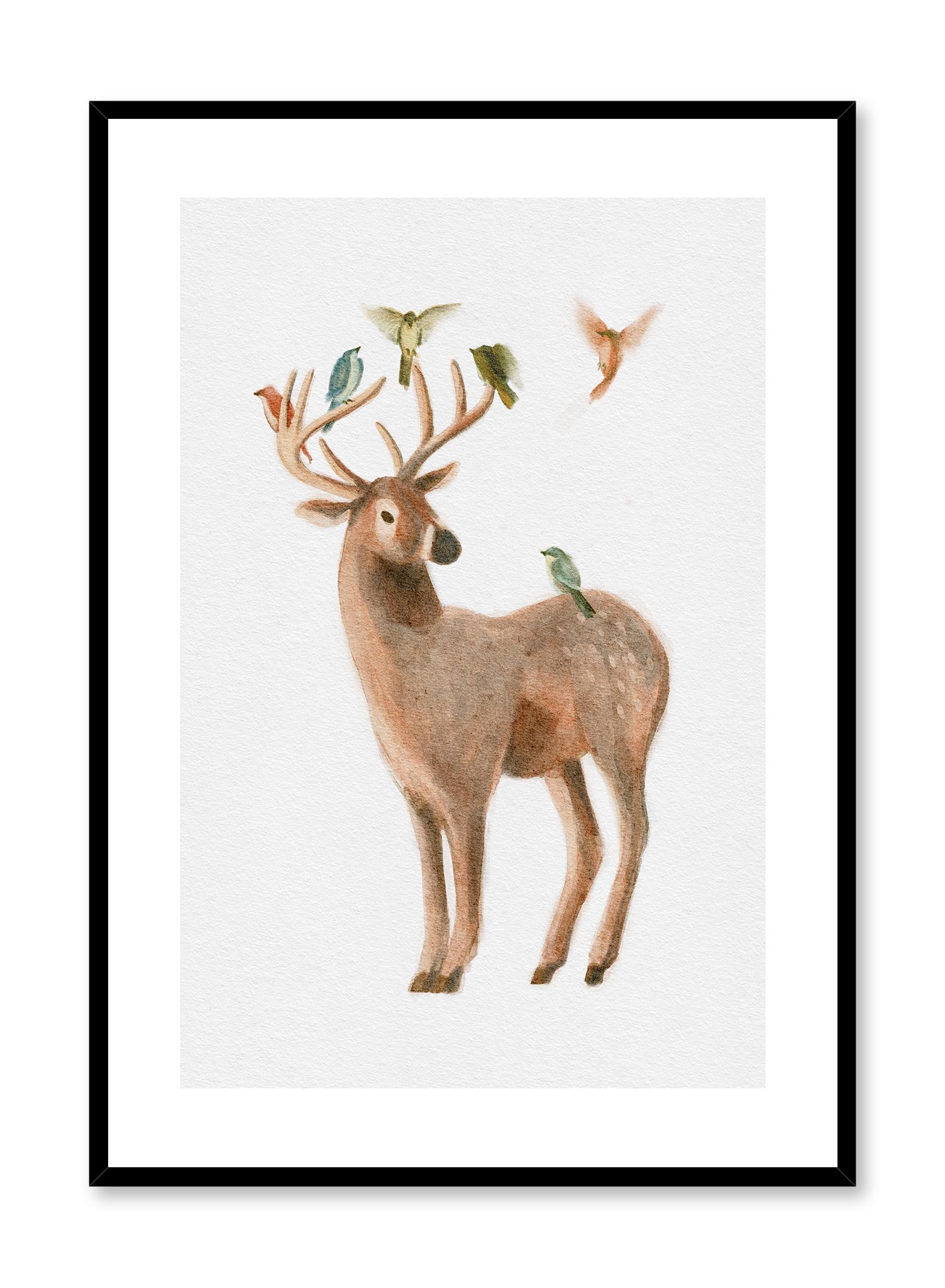 Perfect Perch Poster - Premium Quality Wall Art for Home & Office Decor - Ideal for Living Room, Bedroom, or Workspace
