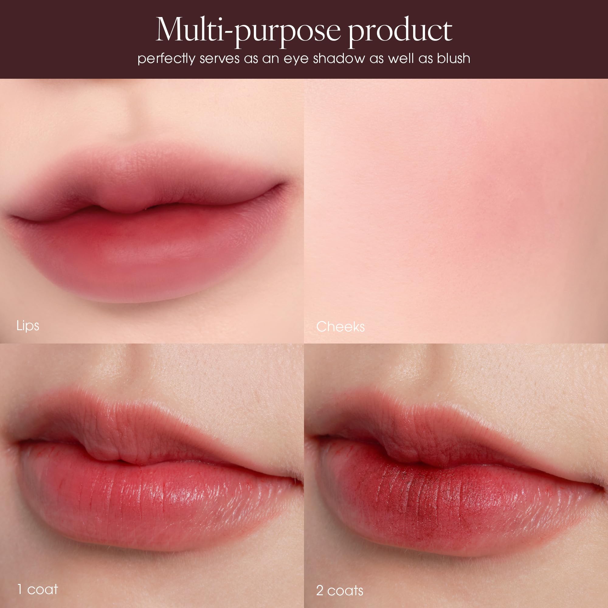 AIR LIPS 827 BURGUNDY Lipstick - Long Lasting Matte Liquid Lipstick, Vegan & Cruelty Free, Highly Pigmented Lip Color for Women | Perfect for Date Night, Parties & Everyday Wear