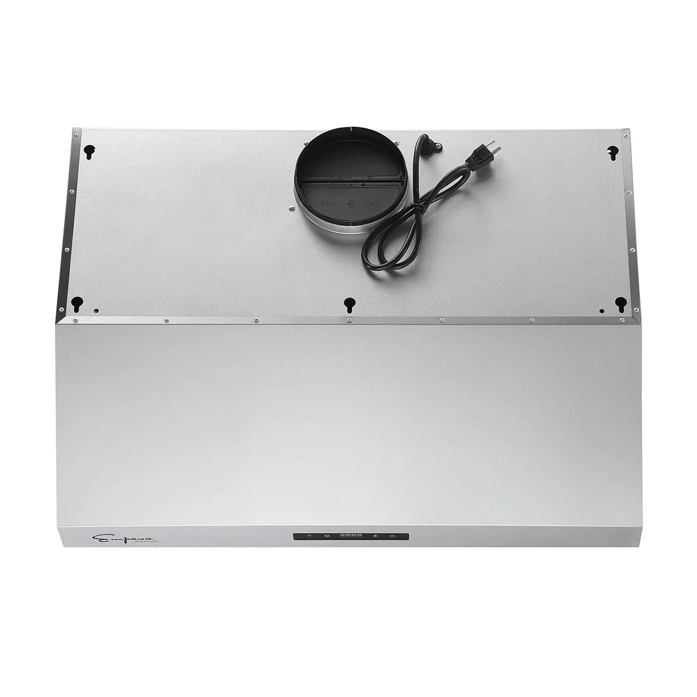 Empava 30-Inch Under Cabinet Range Hood - 400 CFM Ducted Stainless Steel Kitchen Vent with Touch Control & Washable Filters - Perfect for Modern Home Cooking & Smoke Removal