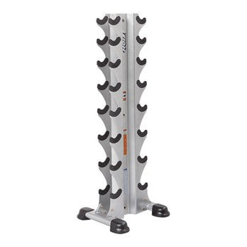 HOIST HF 5460 8-Pair Vertical Dumbbell Rack - Heavy Duty Gym Storage Organizer for Home & Commercial Use - Perfect for Weightlifting, CrossFit, and Strength Training