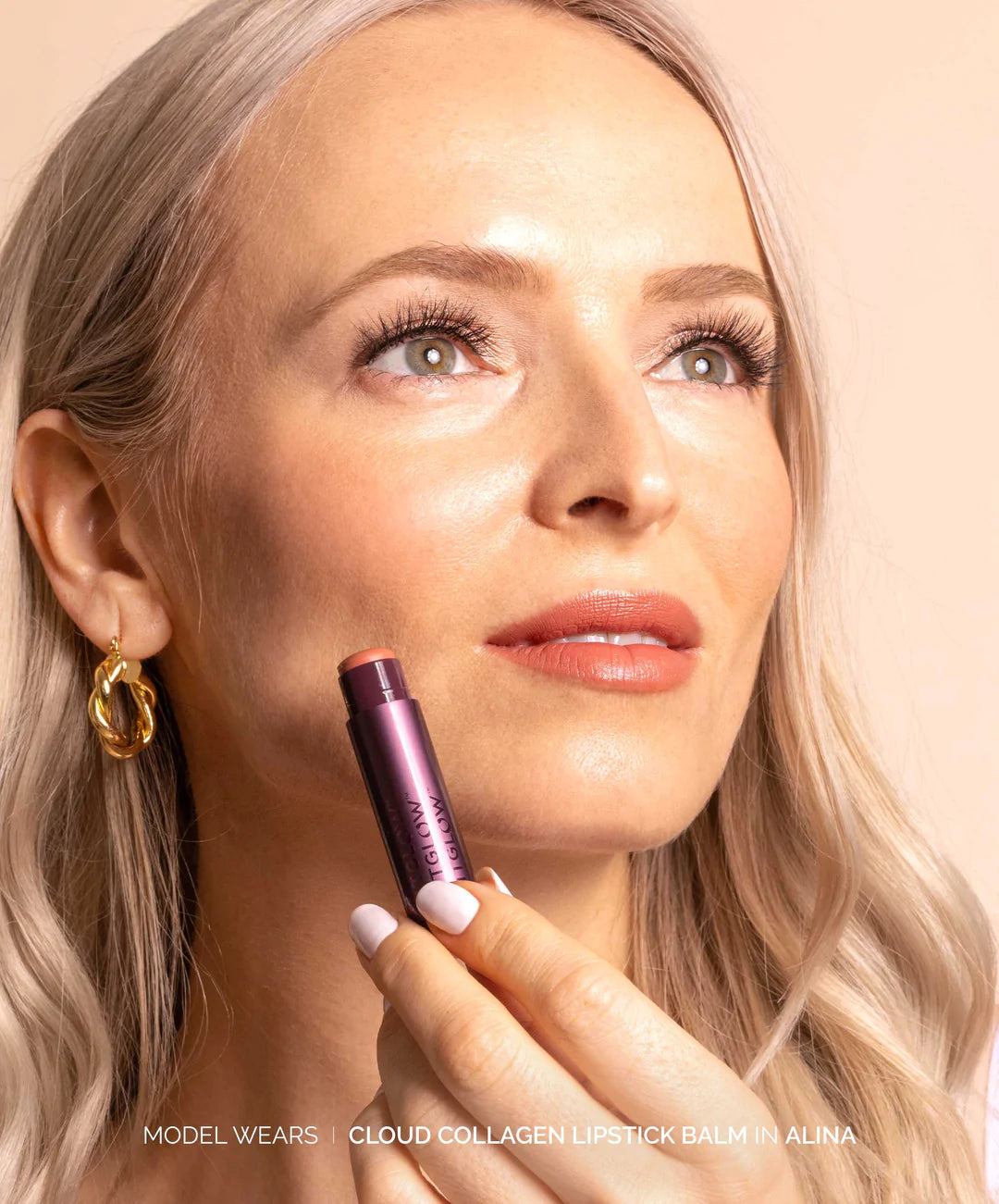 Cloud Collagen Lipstick & Cheek Balm - Hydrating Tint for Lips & Cheeks | Vegan, Cruelty-Free Makeup | Perfect for Everyday Wear & Special Occasions