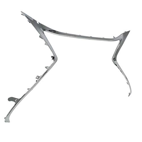 Compatible with 2016 2017 2018 Lexus ES300H & ES350 Front Upper Grille Trim Chrome Plastic Replacement Part - Perfect for Car Customization and Repair
