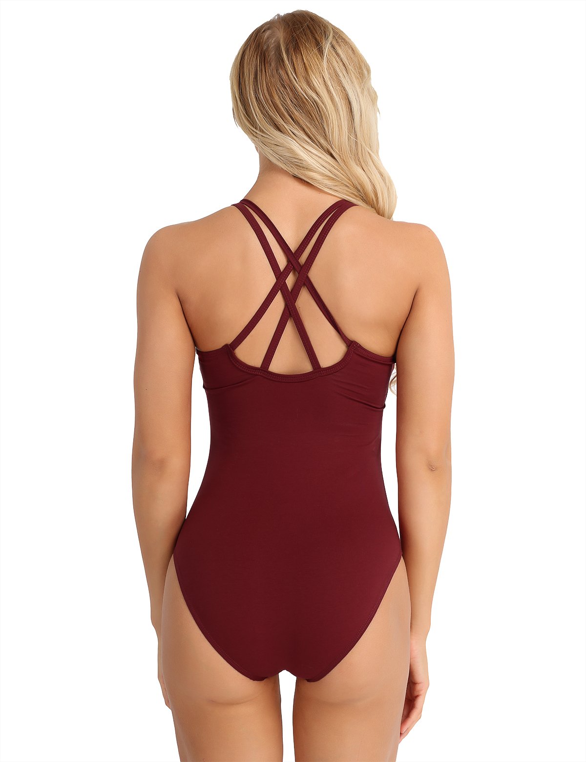 JanJean Women's & Girls' Gymnastic Ballet Dance Leotard with Built-In Shelf Bra - Camisole Bodysuit for Ballet, Gymnastics & Dance Performance - Perfect for Dance Classes, Recitals & Competitions