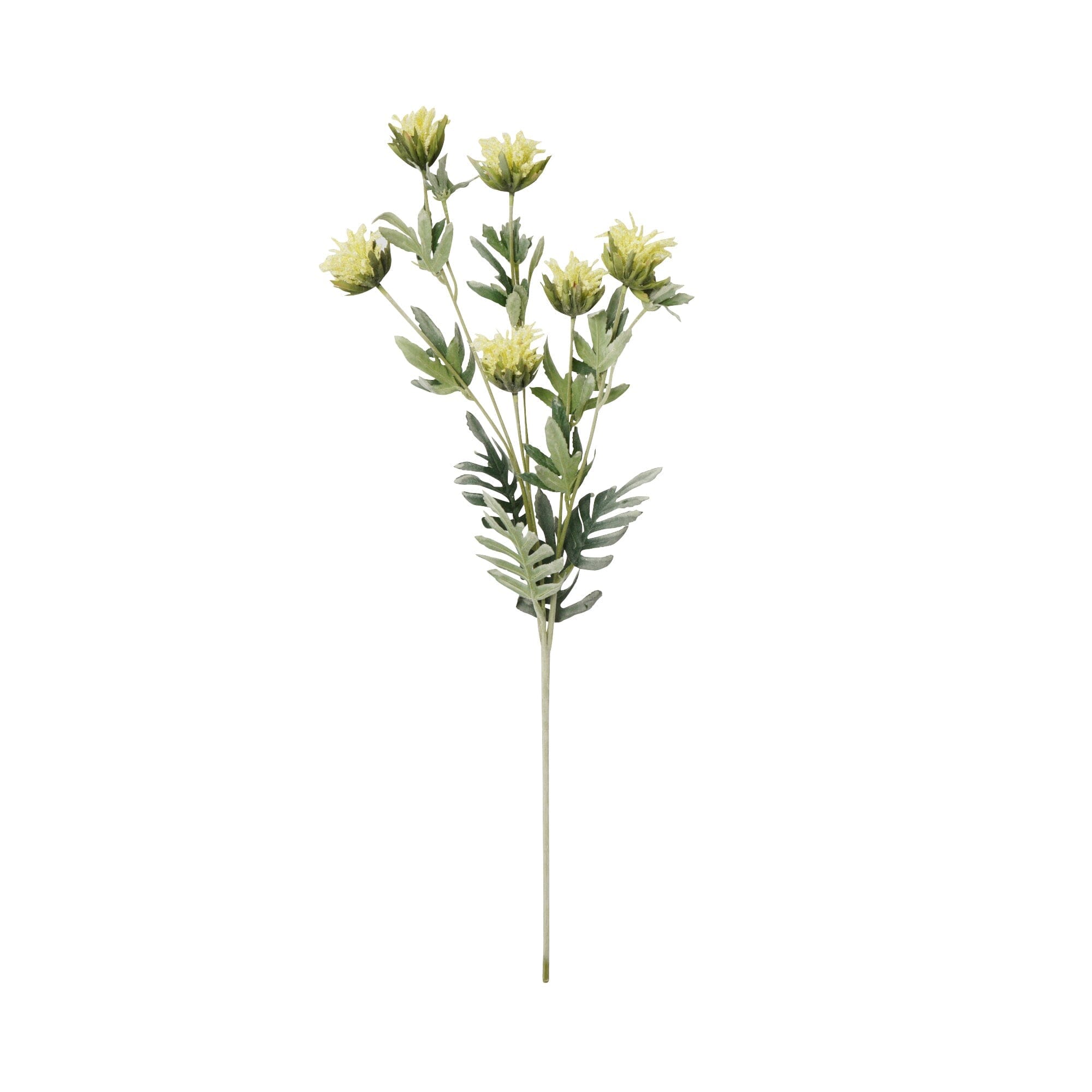 Art Flower Thistle Light Yellow - Artificial Thistle Bouquet for Home Decor, Wedding Centerpieces & Floral Arrangements