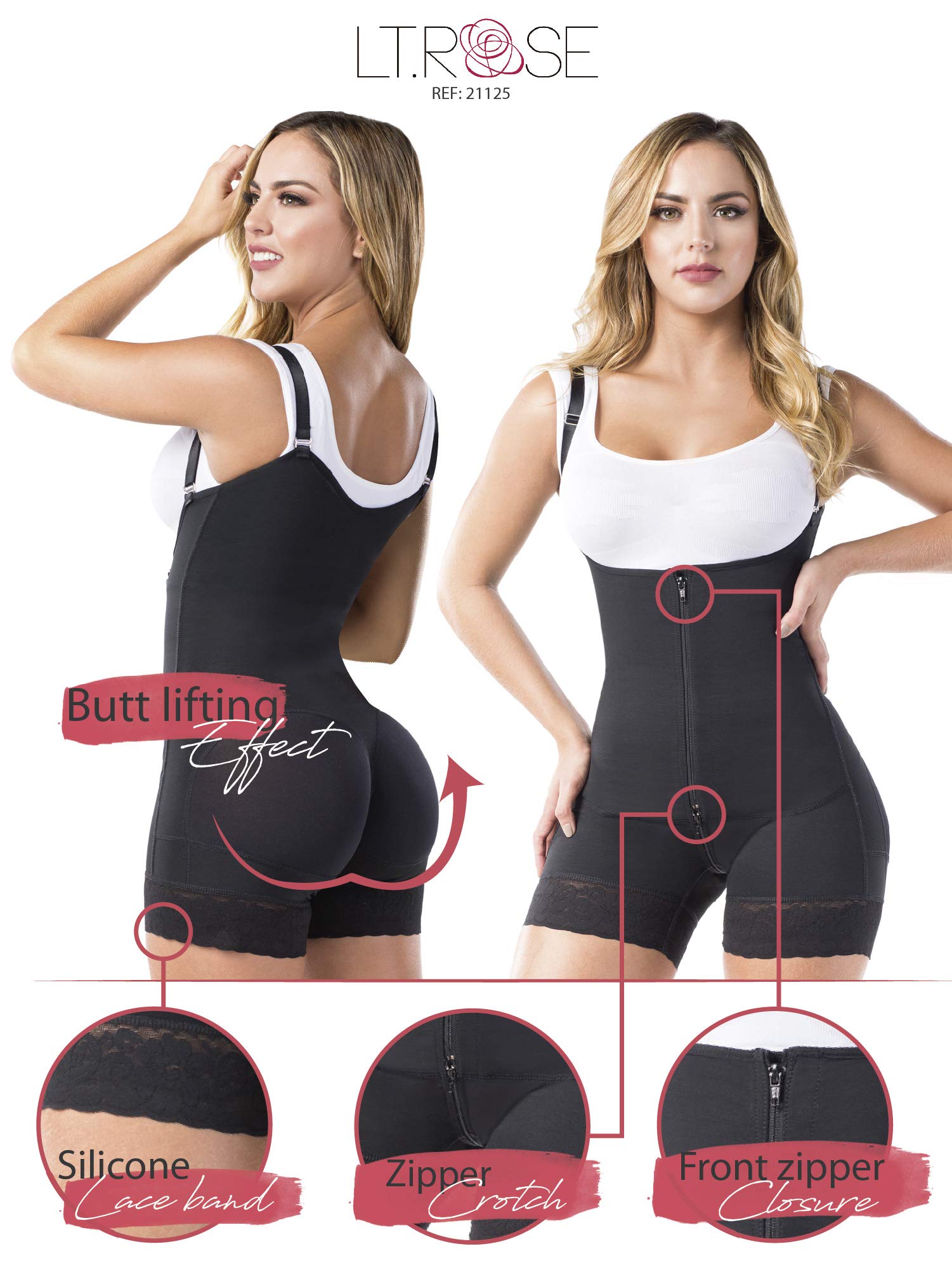 LT.ROSE Postpartum Shapewear for Women - Colombian Fajas Tummy Control Girdle | Post Pregnancy Recovery & Body Shaping