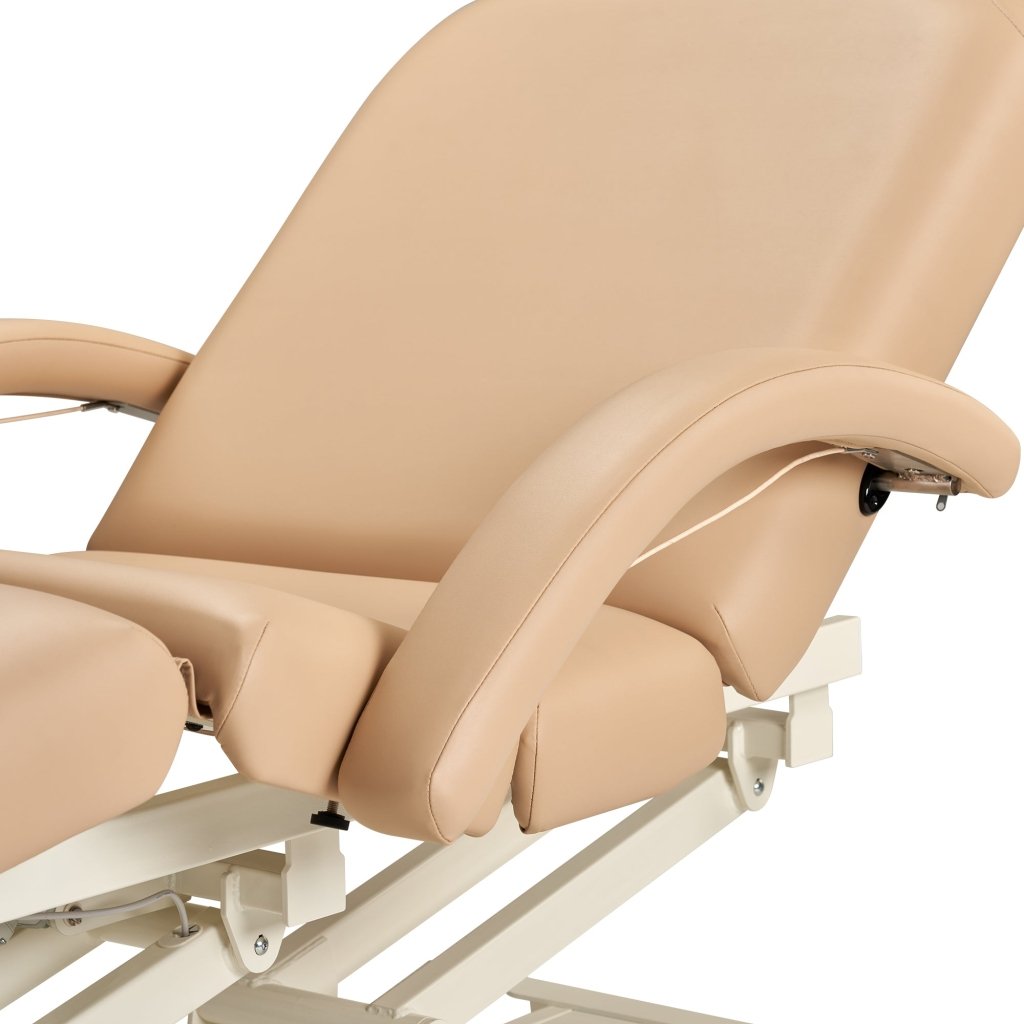 Premium Camino Deluxe Massage Table ECD 8100 - Professional Portable Spa Table with Adjustable Height, Beige | Perfect for Massage Therapists, Home Spa, and Physical Therapy Clinics