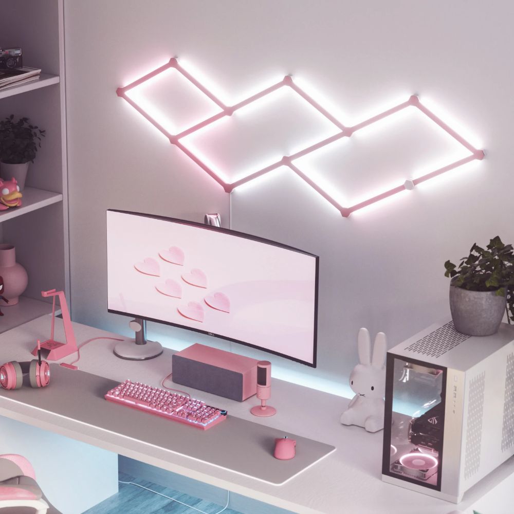 Nanoleaf Lines Skins (9 Pack) - Smart LED Light Panel Covers for Home Decor & Gaming Setup | Perfect for Bedroom, Living Room & Office Lighting