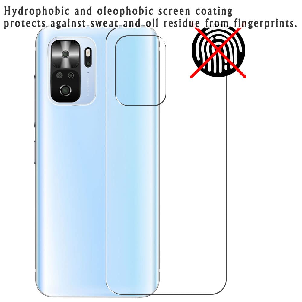 2-Pack Xiaomi Mi 10i Back Protector TPU Film - Scratch-Resistant Skin Sticker for Rear Protection (Not Front Screen Protector) | Perfect for Daily Use, Travel & Device Safety