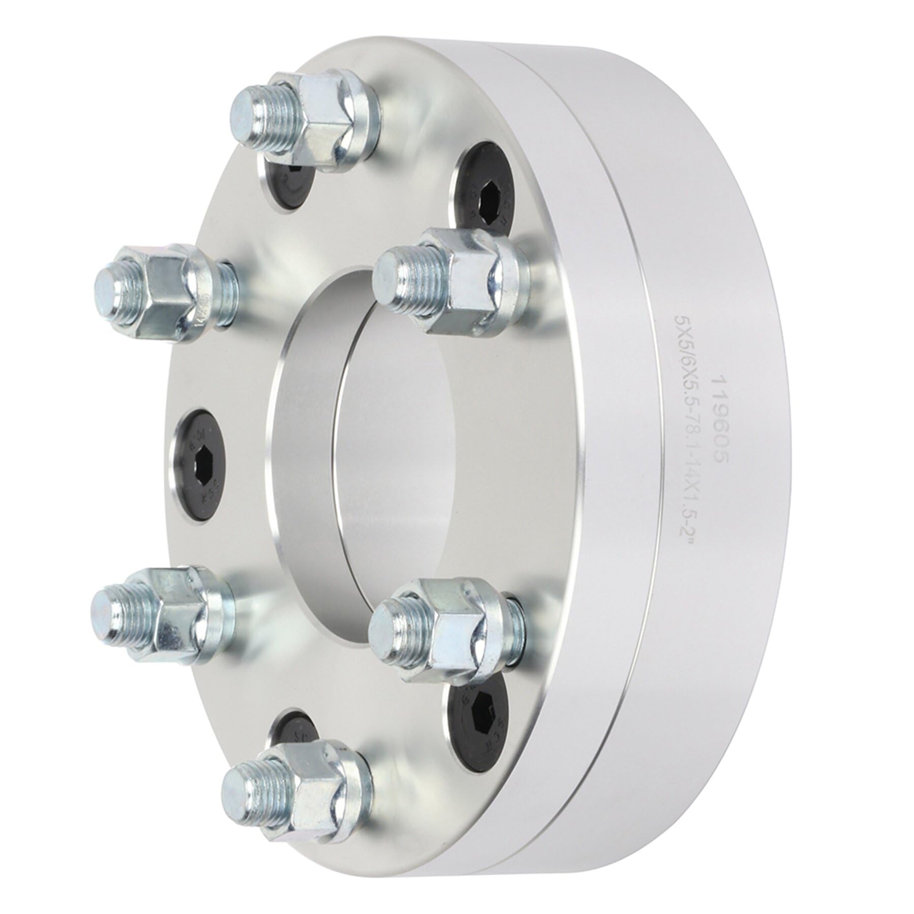 SCITOO 4X 5x5 to 6x5.5 Wheel Spacers Adapters 6 Lug 14x1.5 78.1mm 2