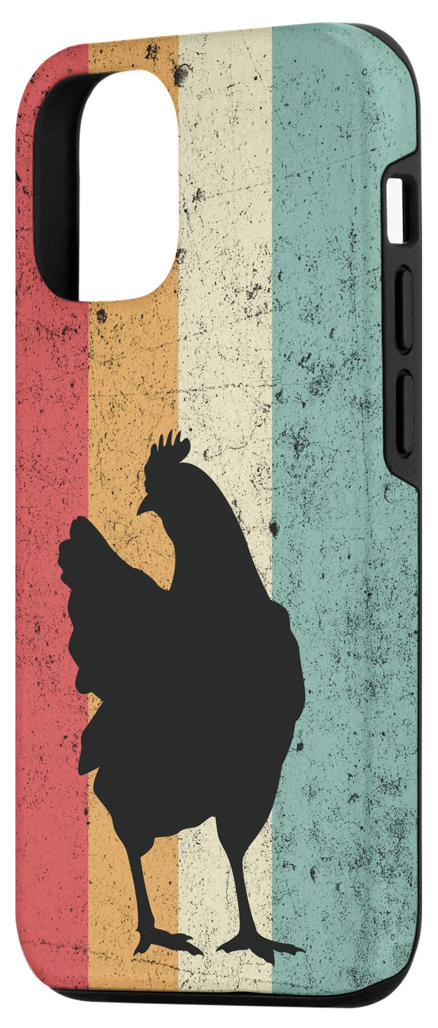 Vintage 60s 70s Striped Retro Phone Case for iPhone 12/12 Pro - Trendy Protective Cover with Classic Design for Daily Use, Travel & Photo Shoots