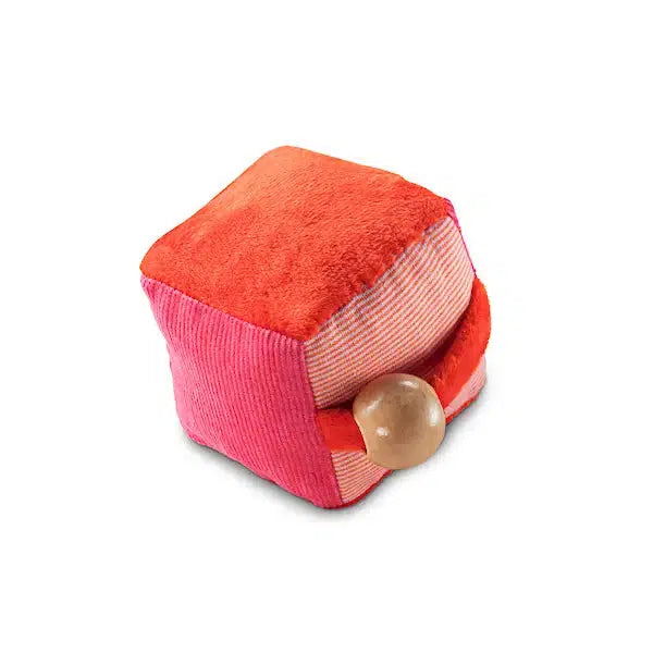 Janod Plush Sensory Blocks - Soft Textured Baby Building Toys for Early Learning & Development | Forest Animal Theme | Perfect for Nursery, Playroom & Toddler Sensory Play