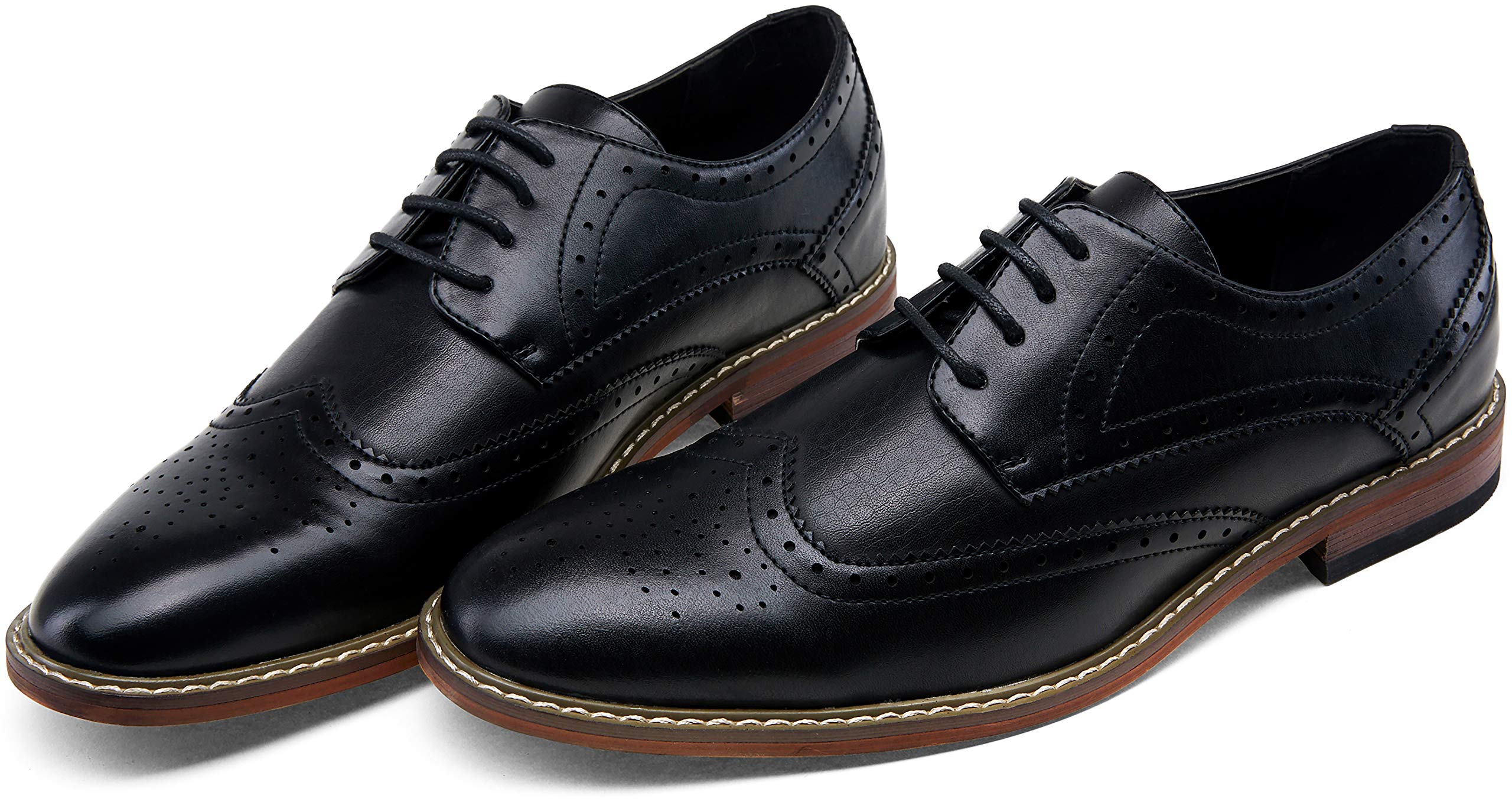 Vostey Men's Oxford Dress Shoes - Classic Business Formal Shoes for Men | Perfect for Office, Weddings & Special Occasions