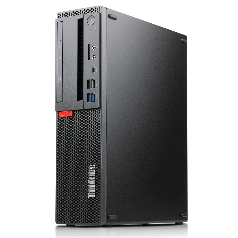 Lenovo ThinkCentre M720s SFF Desktop Computer Bundle - Intel Core i5-8500, 16GB RAM, 512GB SSD, WiFi, DVD, 24