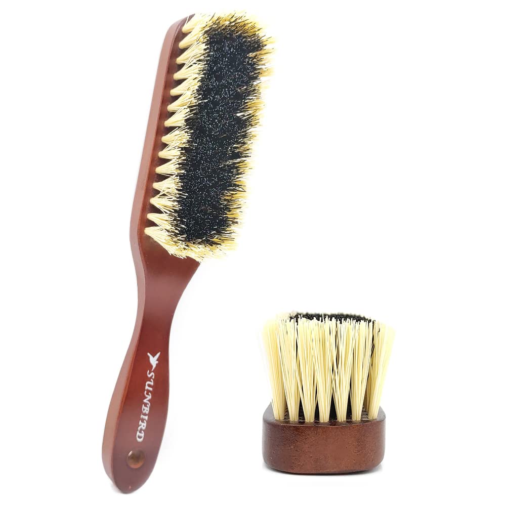 Premium Wooden Clothes Brush for Cashmere, Sweaters & Coats - Gentle Lint & Dust Remover with Soft Nylon Bristles for Men & Women | Perfect for Delicate Fabrics, Wardrobe Care & Travel Essentials