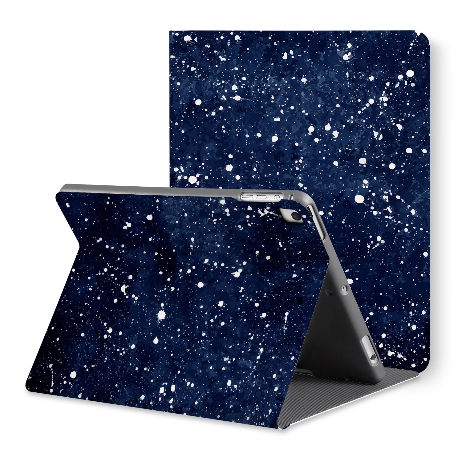 Premium iPad Folio Case with Galaxy Universe Design - Slim Protective Cover for iPad 6/7/8/9/10 (2022-2024 Models) | Perfect for Work, Travel & School Use